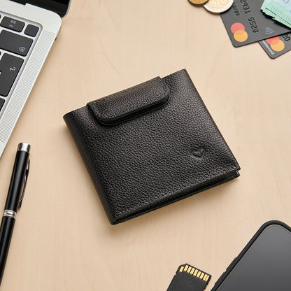 Compact wallet for banknotes, cards and coins KID