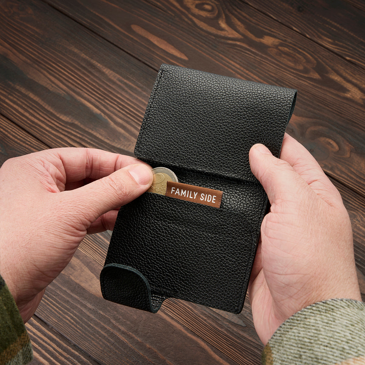 Small wallet for banknotes, cards and coins BABY