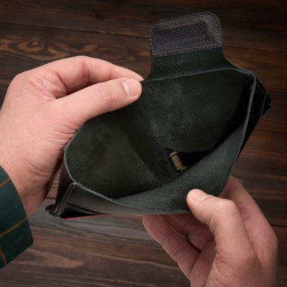 Compact wallet for banknotes, cards and coins KID