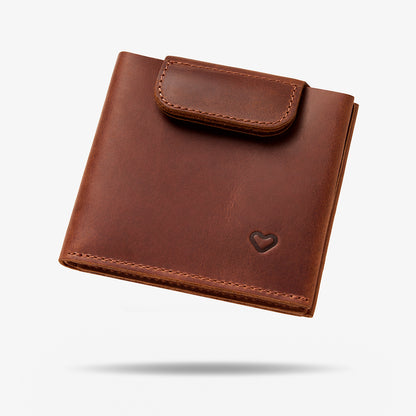 Compact wallet for banknotes, cards and coins KID