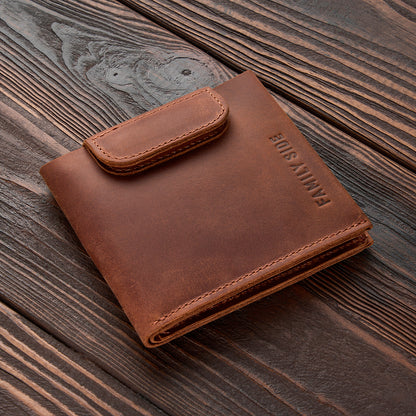 Compact wallet for banknotes, cards and coins KID